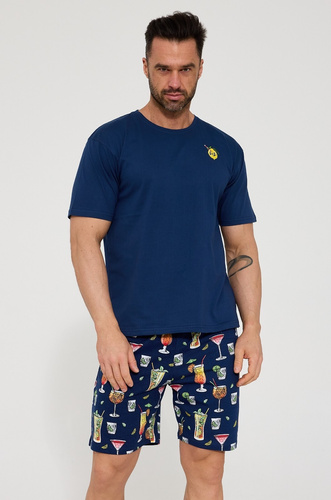 Pijama hombre Cornette 326/171 Fresh – 100% algodón, corto