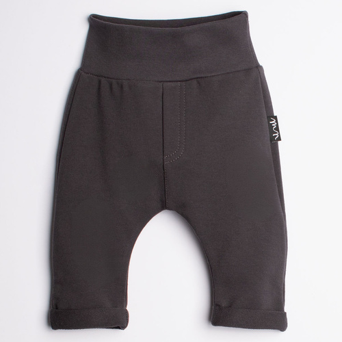Nicol Olo 222275 pantalones deportivos de algodón gris grafito para niño