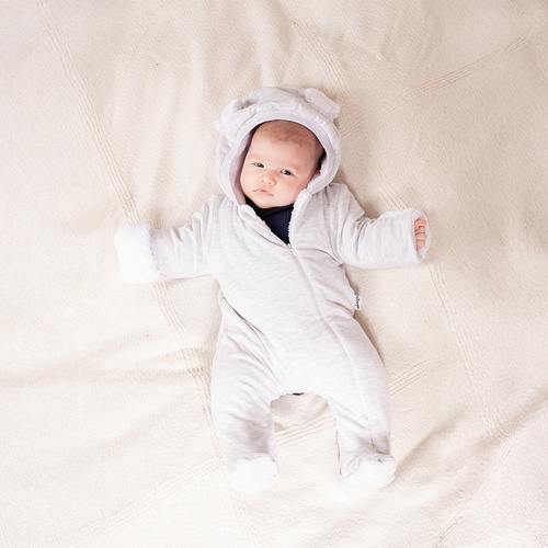 219270 Pantalones de chándal aislantes Willy Nicol - gris con luna y orejas