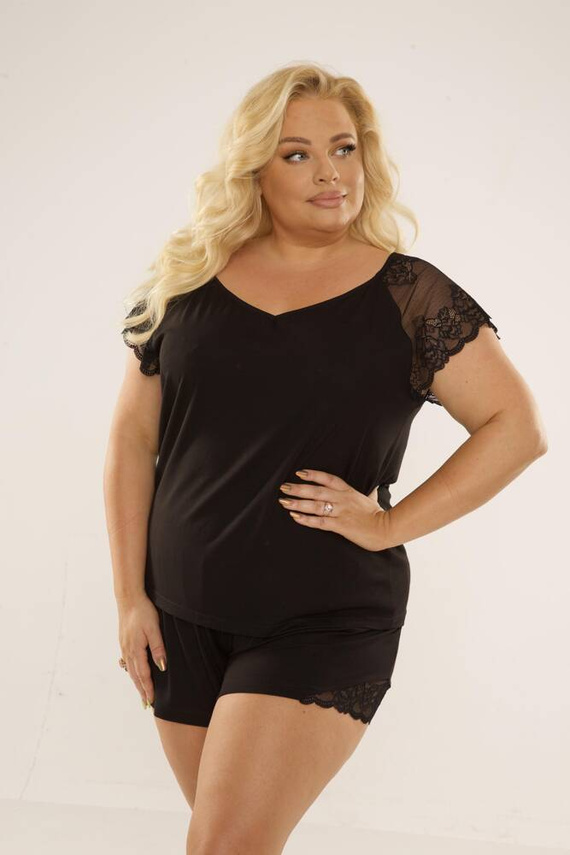 625 Dagmara Pijama de señora Forex - negro