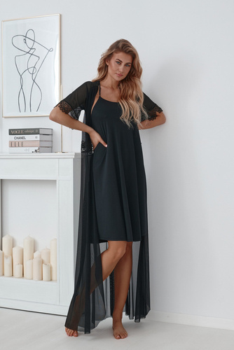 509 Bata de mujer Lupoline - negro