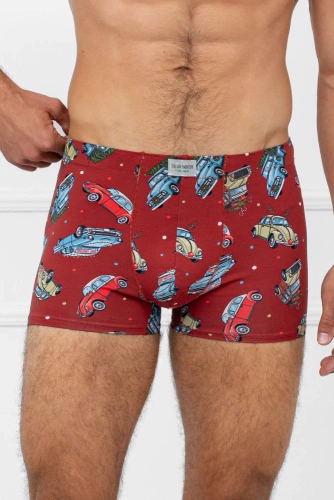 Calzoncillos bóxer Retro Hombre Moda Italiana - algodón, elastano, motivo festivo