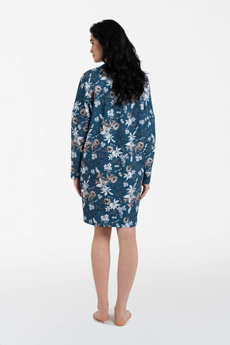 Nikjana damas túnica de manga larga Moda Italiana - impresión