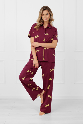 Kwadro Pijama de mujer Moda italiana algodón orgánico, elegante y confortable