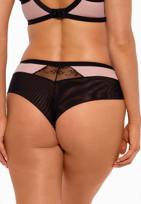 GFB 1274 Frida Braguitas brasileñas para mujer Gaia negro-rosa