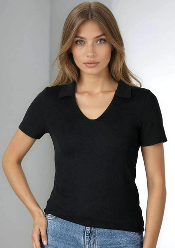 Blusa mujer Eldar Active Gessa – blusa ajustada de viscosa con escote en V