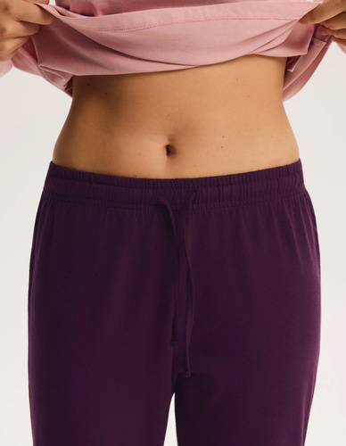 Pijama de mujer Henderson Ginger 45415 rosa 100% algodón manga 3/4 pantalones