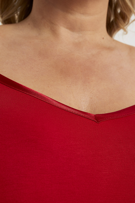 Song Camisón de mujer, tirante estrecho Moda Italiana - rojo