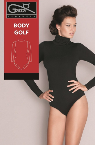 Gatta Body 5577 mujer cuello alto sin costuras manga larga microfibra