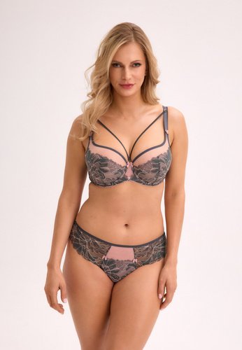 GFP 1318 Priya Brazilian Braguitas de mujer de Gaia - rosa grafito, con encaje y sensuales