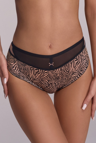 Braguita de bikini Ava 2192 Tiger - sensual estampado de tigre y ribete de encaje