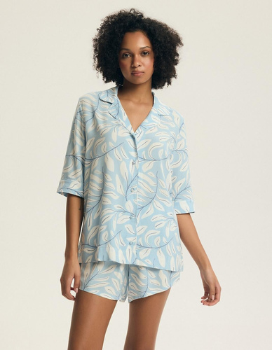 Pijama mujer 44482 Estes 100% viscosa con botones