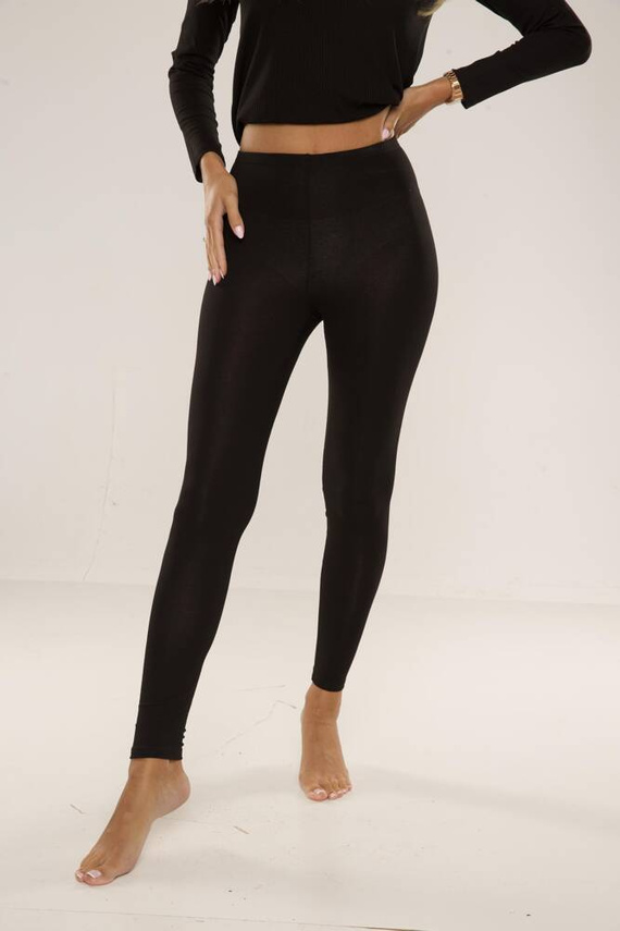 867 Leggings largos De Lafense - negro