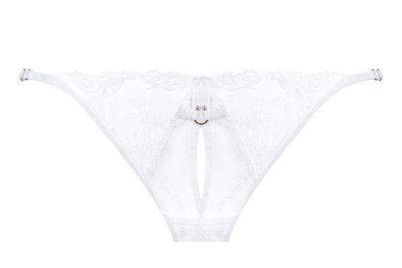 Rubi tanga de mujer Unikat blanco - encaje, cómodo, elegante