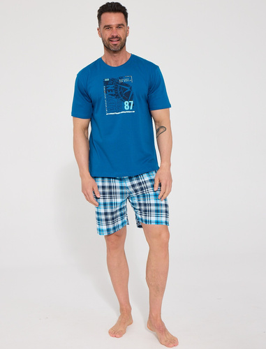 Pijama para hombre Cornette 326/344 Compass 100% algodón pantalones cortos
