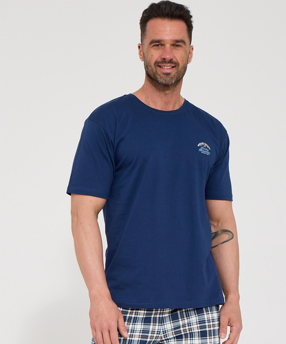 Pijama para hombre Cornette 326/342 Rocky Mountain 100% algodón corta
