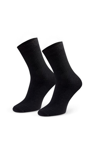 Arte.185 Calcetines Steven 002 negro - calcetines de invierno de lana para mujer, lisos