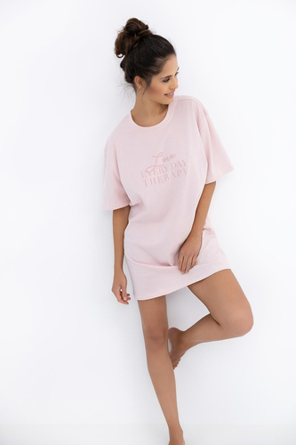 Camisón Annabelle Sensis - Algodón, rosa, con inscripción | Comodidad y estilo