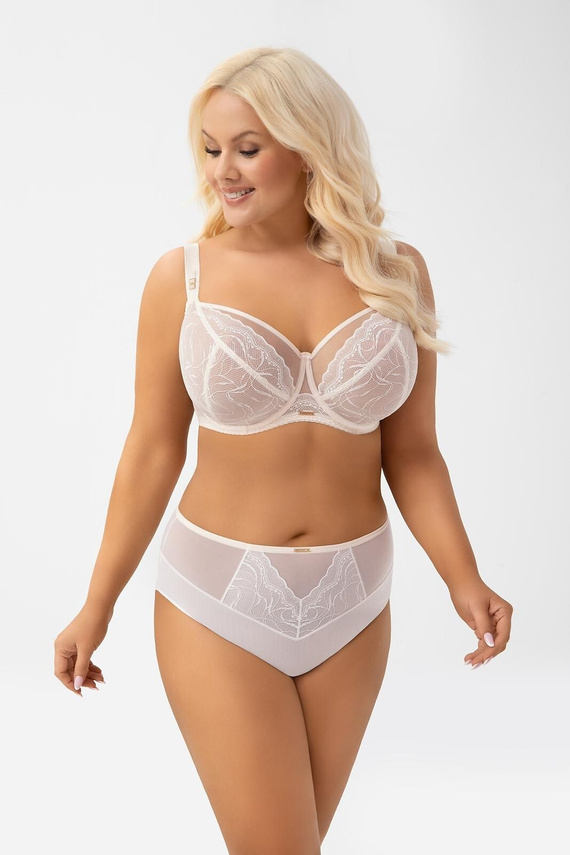 Gorsenia B 011 Dora braguita brasileña beige encaje cómoda invisible