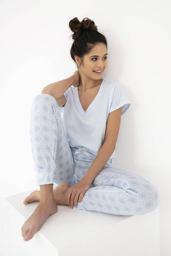 Pijama de mujer Evelina Sensis - azul