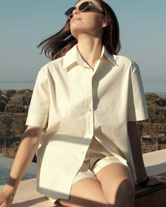 Pijama mujer Sensis Ophelia lima – verano, 100% algodón