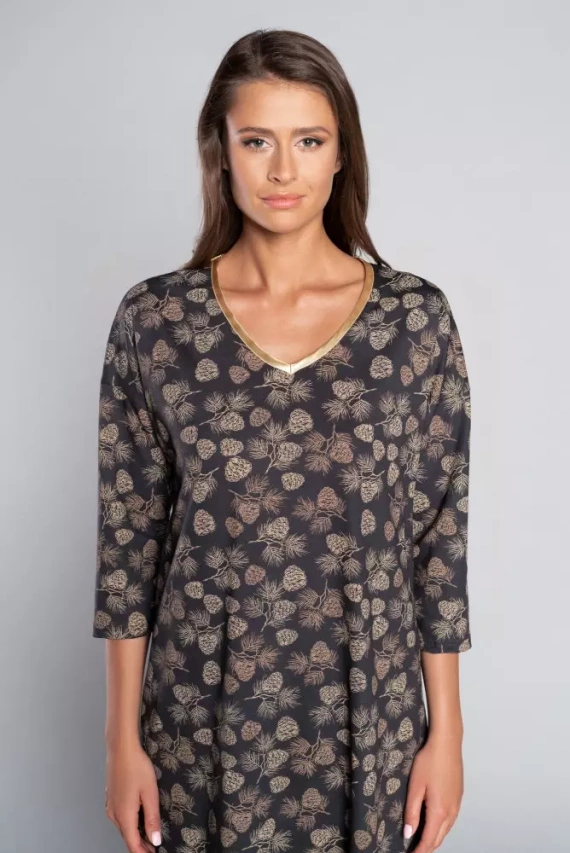 Pinnia camiseta 3/4 mujer Italia Fashion - estampado