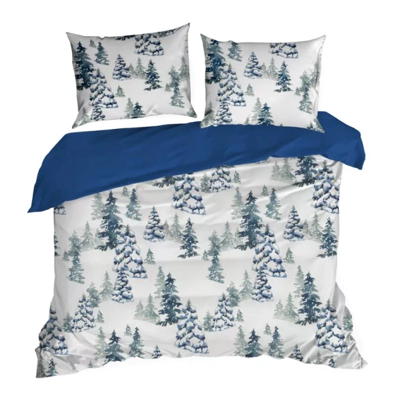 Ropa de cama navideña Natal Eurofirany árboles de Navidad 100% algodón 105 g/m²