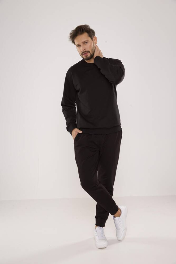 728 Sudadera Just Forex para hombre - negra