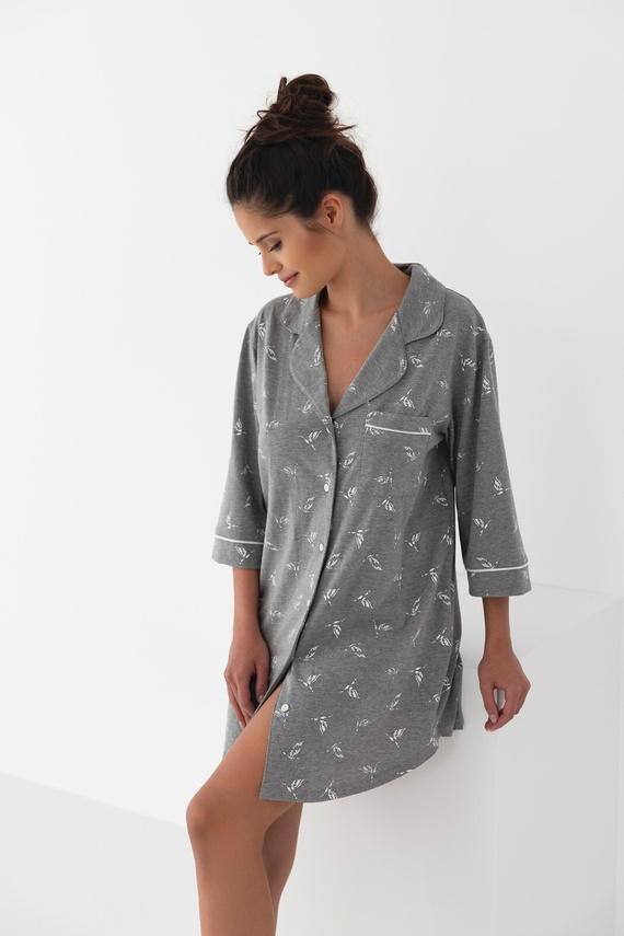 Camisón desabrochado Dora Sensis - gris