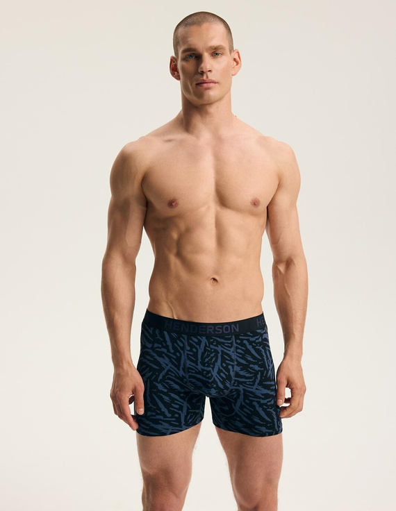 Bóxer para hombre Henderson 45484 Fend2 2 unidades de algodón con cinturilla ancha y logo