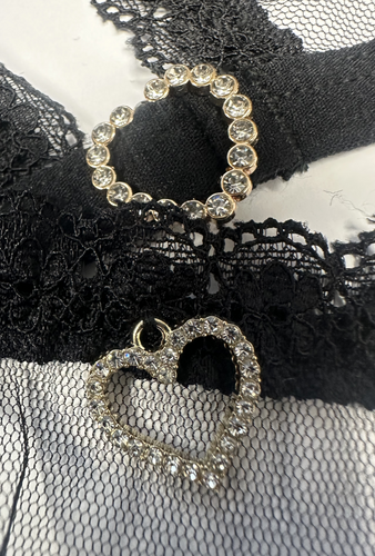 Belissana Set Black Passion negro - elegante conjunto de lencería para mujer