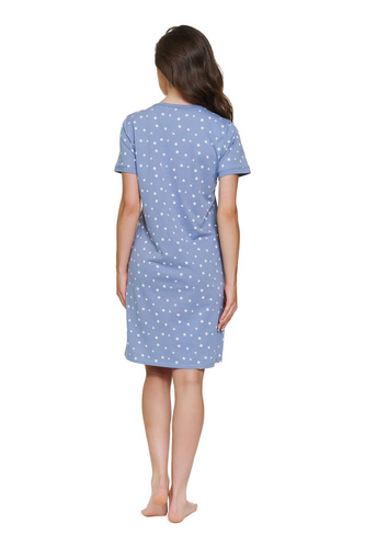 7303 Doctor Nap - Camisón de embarazo y lactancia | Algodón con elastano, fabricación polaca - mousse moca