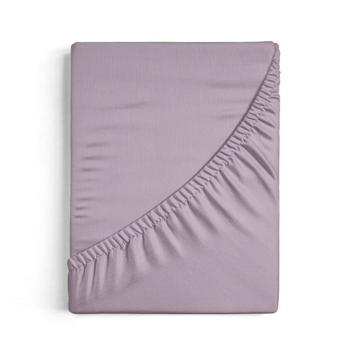 Sábana ajustable Jersey 4 Eurofirany con goma algodón elastano 190 g/m² rosa empolvado
