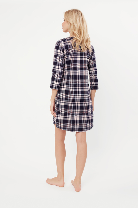 Camisón desabrochado Dona, manga 3/4 Moda Italiana - estampado