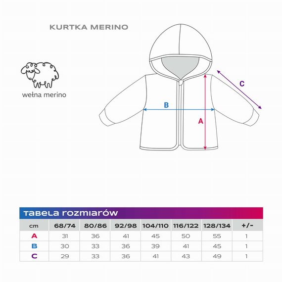 Chaqueta infantil Eevi de lana merino - beige, transpirable y suave