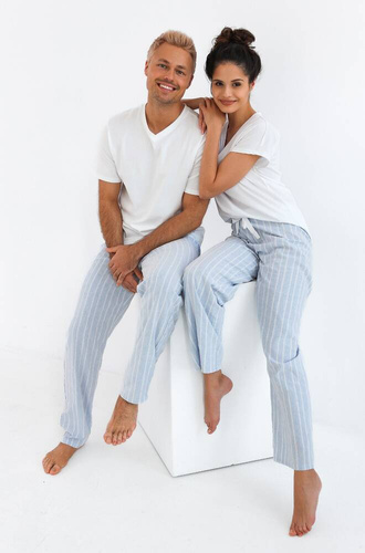 Pijama de hombre David Sensis - perla