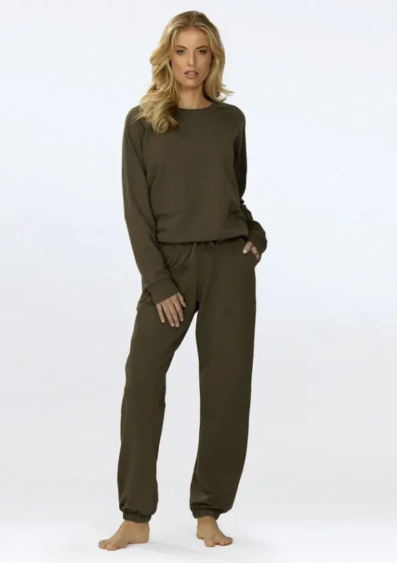 Conjunto deportivo mujer Wenezja Dkaren – sudadera y pantalones, algodón