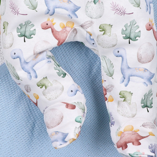 ABN-5572 Dino Explorer calcetines de bebé Nini impresión | algodón orgánico, corte cómodo