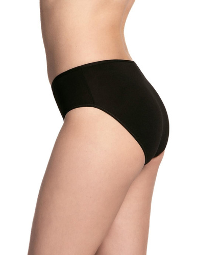 Braguitas Lama L-122 BI-67 algodón – bikini mujer pack 3 pantera/negro