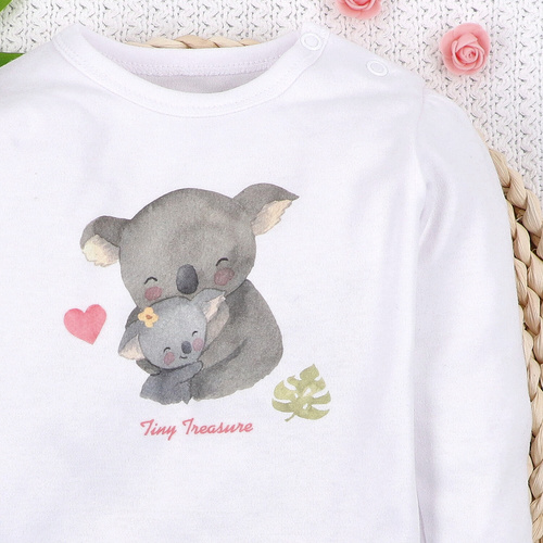 Body Nini 100% Koala algodón orgánico, fabricado en Polonia