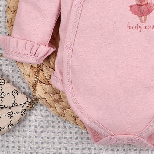 Body Nini Little Mouse 100% algodón orgánico, fabricado en Polonia