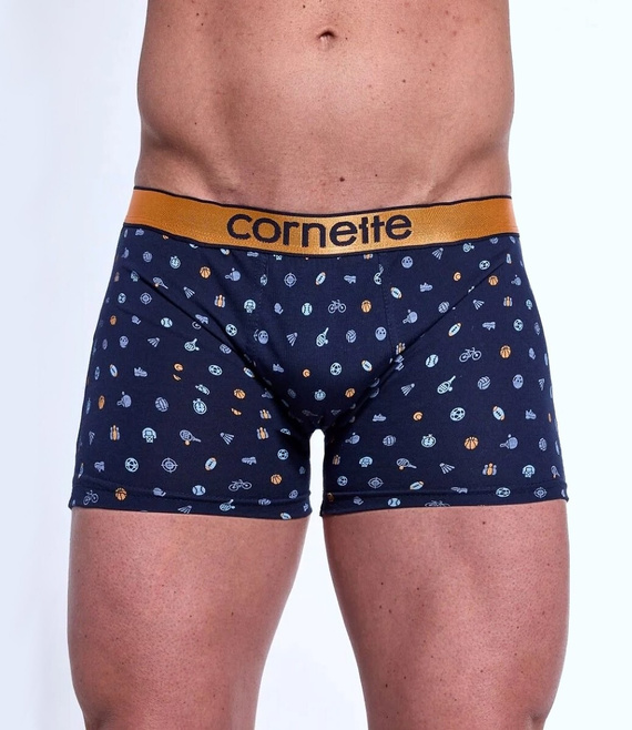 Calzoncillos bóxer para hombre High Emotion 508/157 - azul marino, algodón