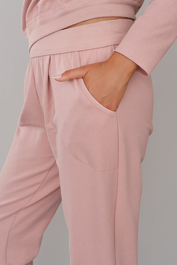 Karina Conjunto señora manga larga, pantalón Moda Italiana - menta