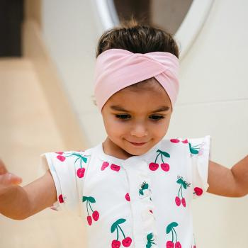 Diadema niña Eevi Cherry algodón elástica cómoda