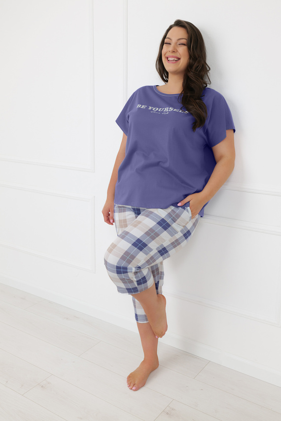 Pijama mujer Rima Italian Fashion 100% algodón manga corta 3/4