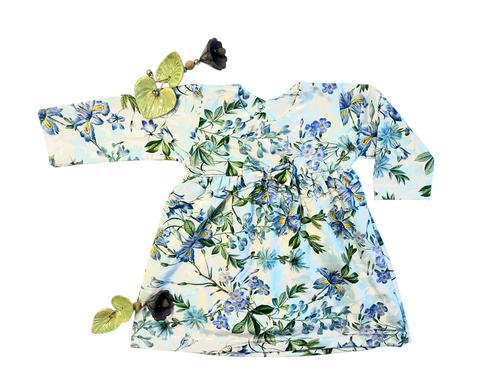 Mamatti SU070 vestido niña - 100% algodón | cómodo y ligero | producción polaca