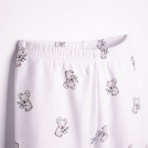 223036 Pijama infantil Figo Nicol 100% algodón blanca con puños