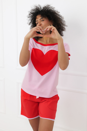 Pijama Sabrina Italian Fashion 100% algodón – manga corta, shorts