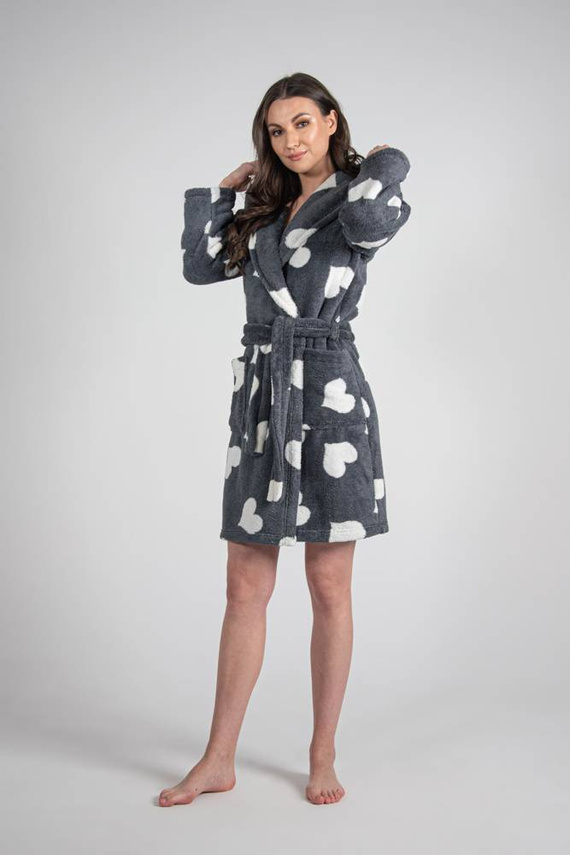 671 Hearts Bata corta para mujer Forex - grafito