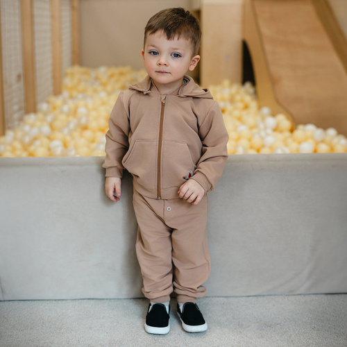 Chándal niño Eevi Snack Time algodón sudadera capucha pantalón